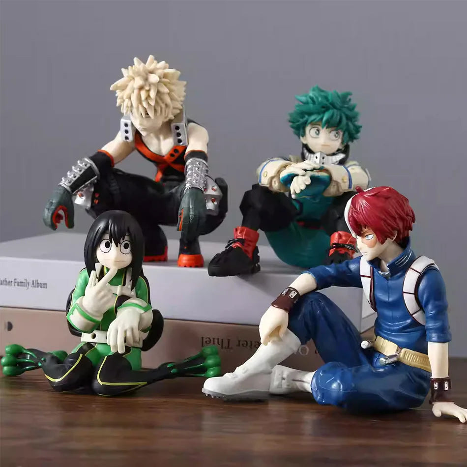 Anime Figure My Hero Academia Midoriya Izuku Bakugou Katsuki Todoroki Shoto Asui Tsuyu PVCAction Figure Collectible Model Toys