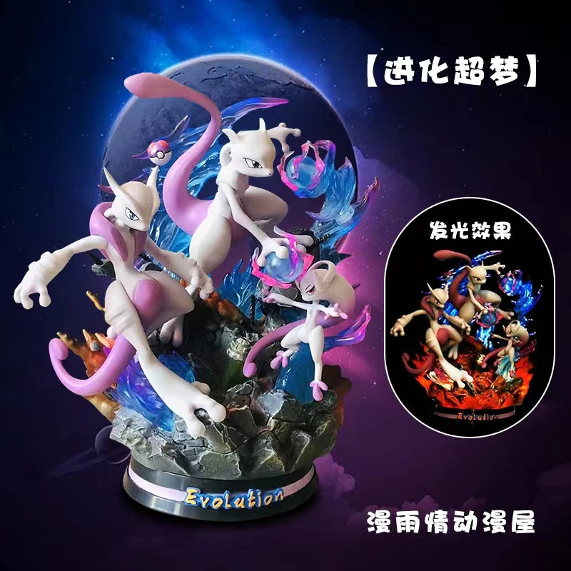 New Bkm Evolution Group Super Dream Spitfire Dragon Geng Ghost Bulbasaur Seed Johnny Turtle Handmade Model Trendy Play Doll Gift