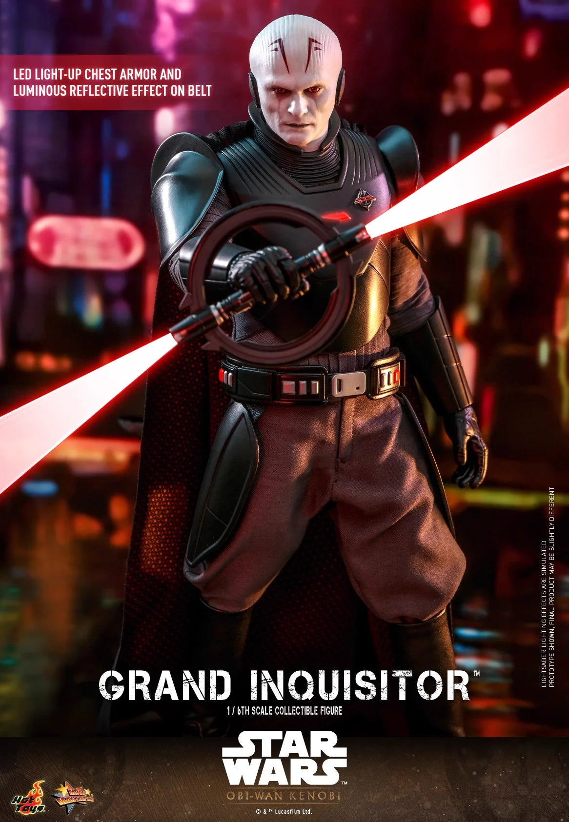 HOTTOYS Original HT TMS082 1/6 Collectible Grand Inquisitor Male Action Figure Obi-wan Kenobi 12" Full Set Solider Model Gift