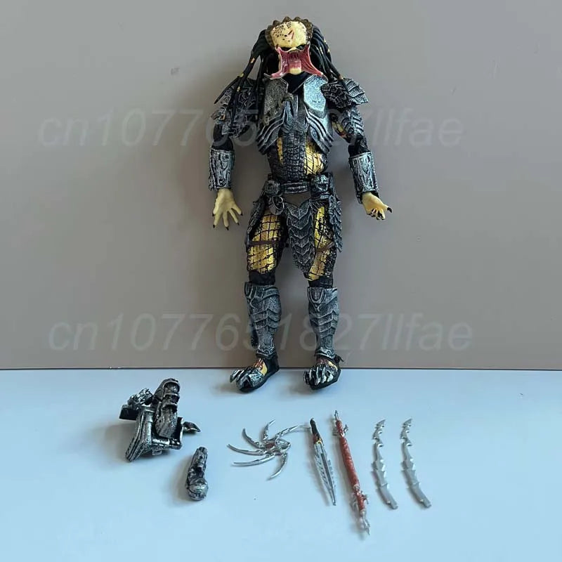 Alien Figure Celtic Predator Masked Scar Predator Figure Alien Action Figure Model Toys Joint Movable Doll Christmas Present