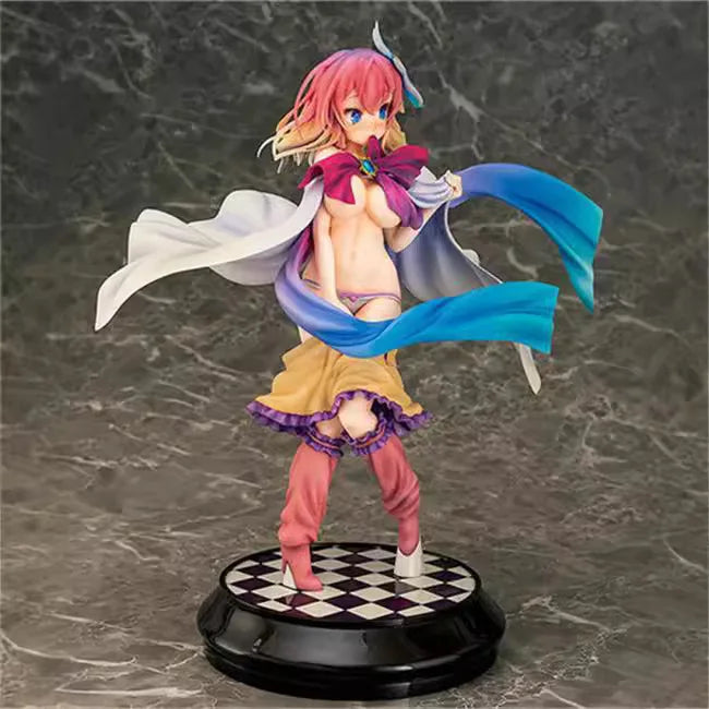 No Game No Life Stephanie Dola Figure  Anime Girl PVC Statue Boxed Model Toy Cute Collectible Action Doll Desk Decoration Gift