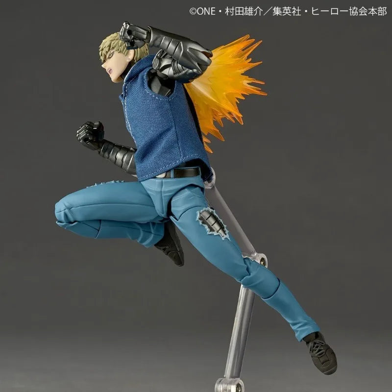 in stock Kaiyodo Revoltech Amazing Yamaguchi One Punch Man Genos Action Figure Toy Model Gift