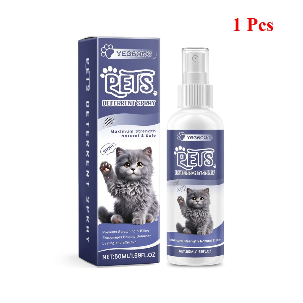 Cat Dog Scratch Deterrent Spray Protects Furniture Carpet Drapes Gentle Anti Scratch Training Aid Mild Anti Pet Scratch Spray