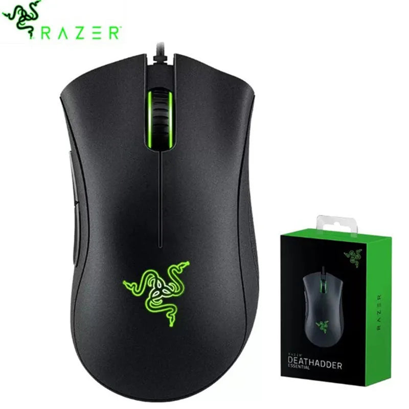 Геймърска мишка Razer Deathadder Viper Standard Edition 6400 с кабел, нова, за esports, хаха.