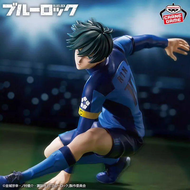Original Bandai BLUE LOCK Nagi Seishiro Rin Itoshi Isagi Yoichi Itoshi Sae Chigiri Hyoma Shidou Ryuusei Anime Action Figure Toys