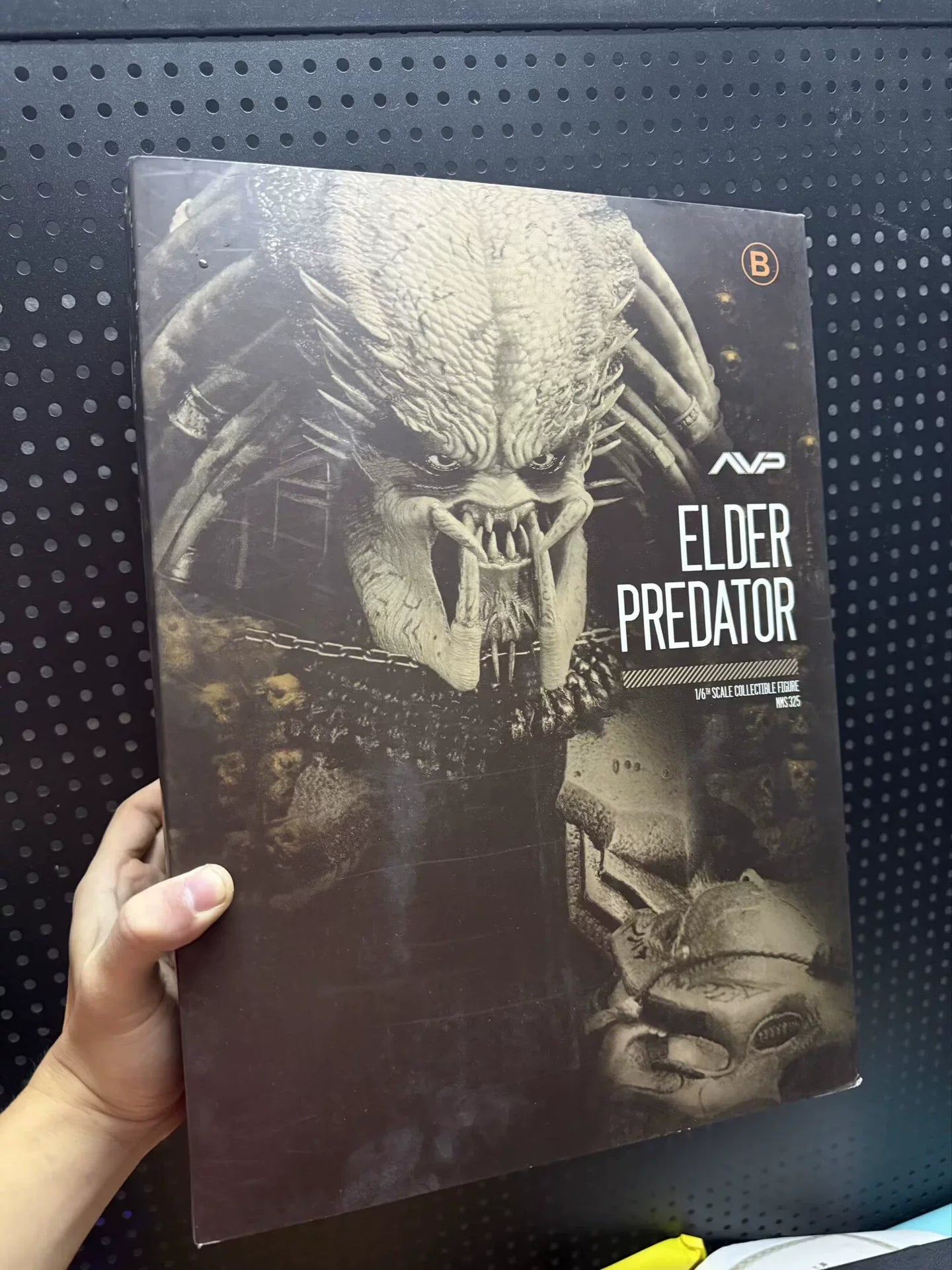 In Stock 1/6 Predator Hc Flower Crab Elder B C Version Scarred Predator Action Figure Model Desktop Collection Decoration Toy