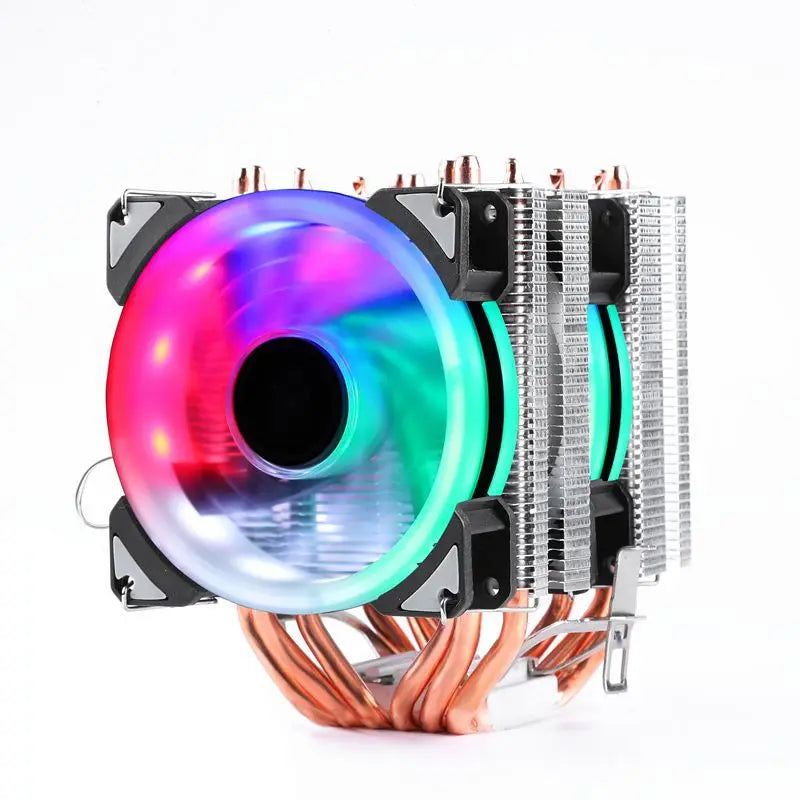 High Quality 6Heat-Pipes RGB 3PIN CPU Cooler Radiator Cooling 3 Fans For AM2/AM3/AM4 LGA 1150 1155 1366 1156 2011 2011-3