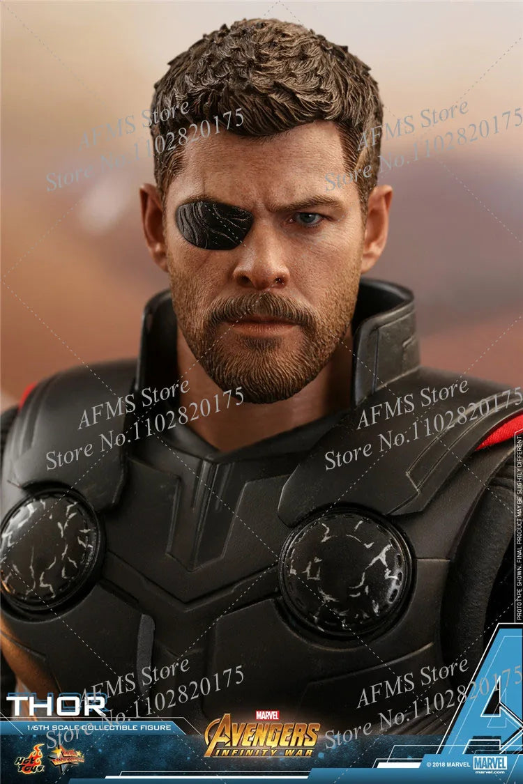 HT HotToys MMS474 1/6 Men Soldier Avengers Infinity War Thor Odinson Chris Hemsworth Dolls 12Inch Full Set Action Figure Body