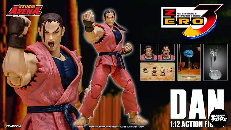 Original Storm Toys DAN - STREET FIGHTER ALPHA 3 "STORM ARENA" 1/12  Action Figure Collection Toys Model Ornament Gifts