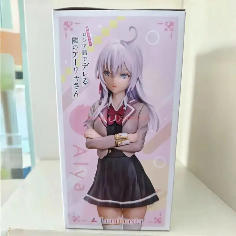 Hot Sale Original Sega Luminasta Alya Sometimes Hides Her Feelings In Russian Alisa Mikhailova  Anime Figure Action Model Toys