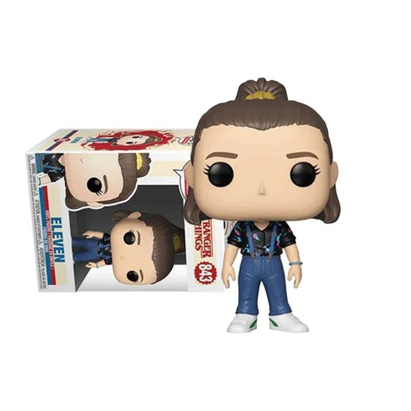 Funko Stranger ELEVEN WITH EGGOS #421 #843 BATTLE#826 HOSPITAL GOWN #511 Action Figure Toys Collection Dolls Gifts for Children
