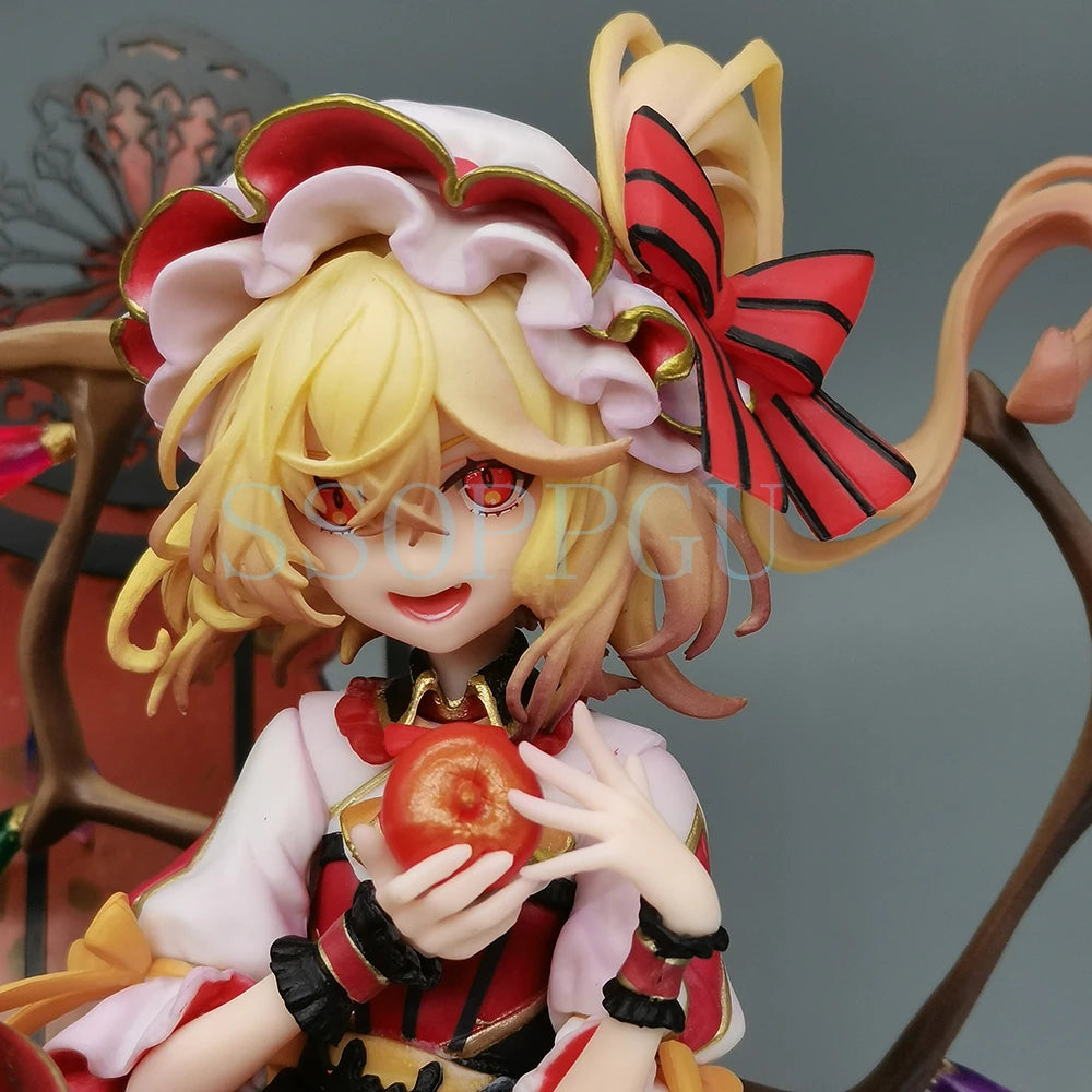 Alter Touhou Project Figur Flandre Scarlet Remilia Scarlet Anime Mädchen PVC Actionfigur Spielzeug Statue Sammlerstück für Erwachsene Modell Puppe