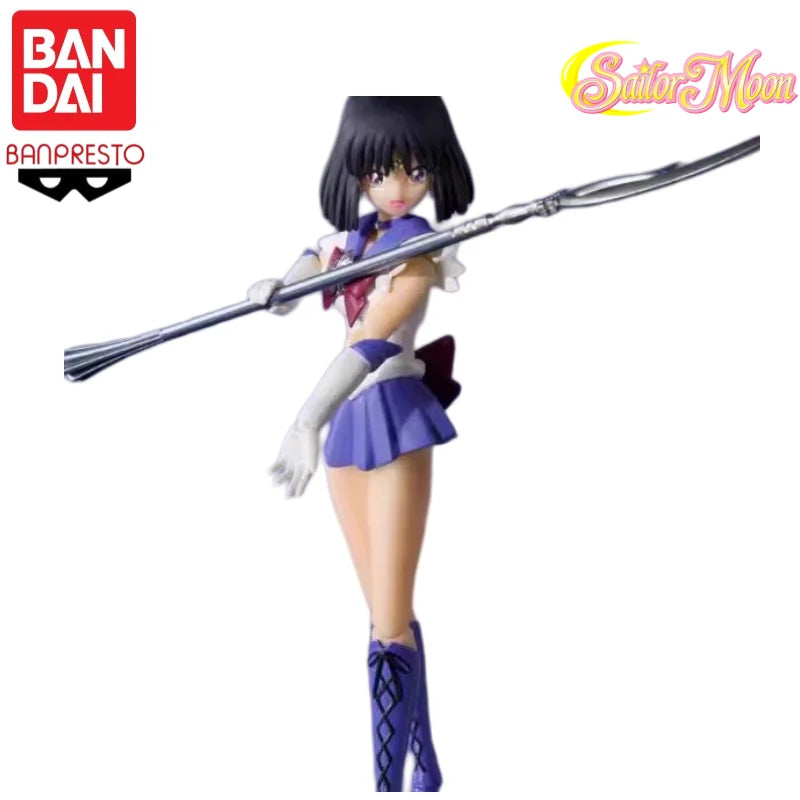 Auf Lager: Original Bandai SH Figuarts Modellspielzeug Chibiusa Tomoe Hotaru Meiou Setsuna Anime-Actionfiguren Spielzeug Sailor Moon