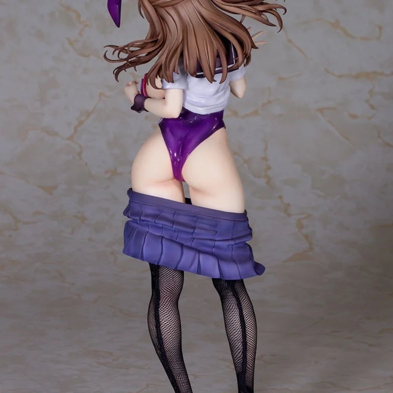 New Kuzuhara Usagi Bunny Girl Figure PVC Black Stockings Pleated Skirt High-Detail Action Figure Model Collectible Toys Gifts