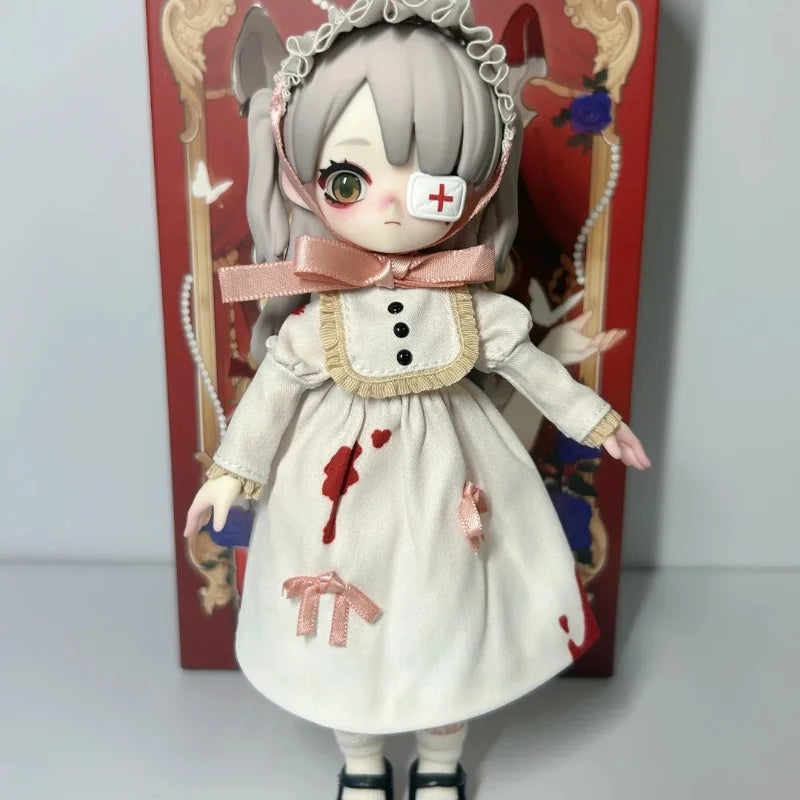 Nyssa Freakish Nightmares Series Blind Box Movable Doll 1/12 Point BJD Action Figure Surprise Desk Ornament Collection Toy Gifts