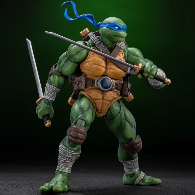 Original Ling Ji Hun TMNT Series Raphael Mikey Leonardo Donatello Action Figures Collectibles Models birthday gift