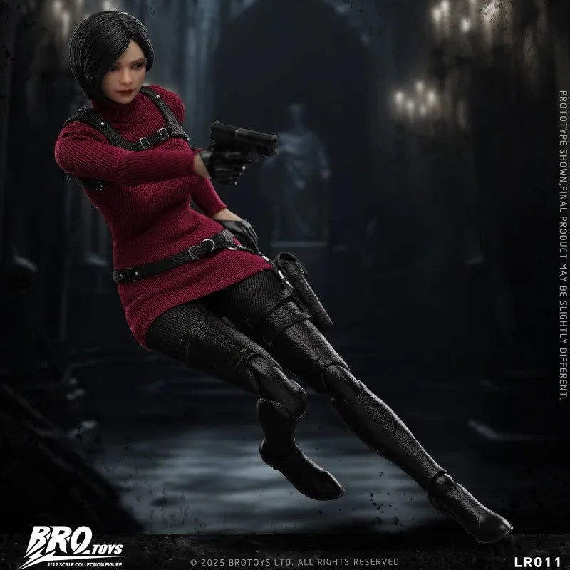 Original BROTOYS 1/12 Ada Wong Female Spy Action Figure LR011 Movable Eyes Body Set Figures Collectible Toys Models with Bouns