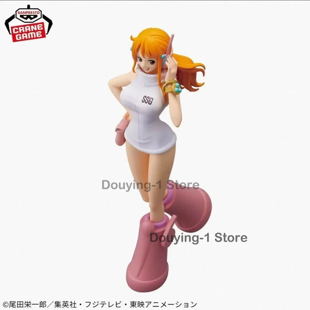 In Stock Bandai Glitter＆Glamours Nami Egghead Style Anime Action Collection Figures Model Toy Gift