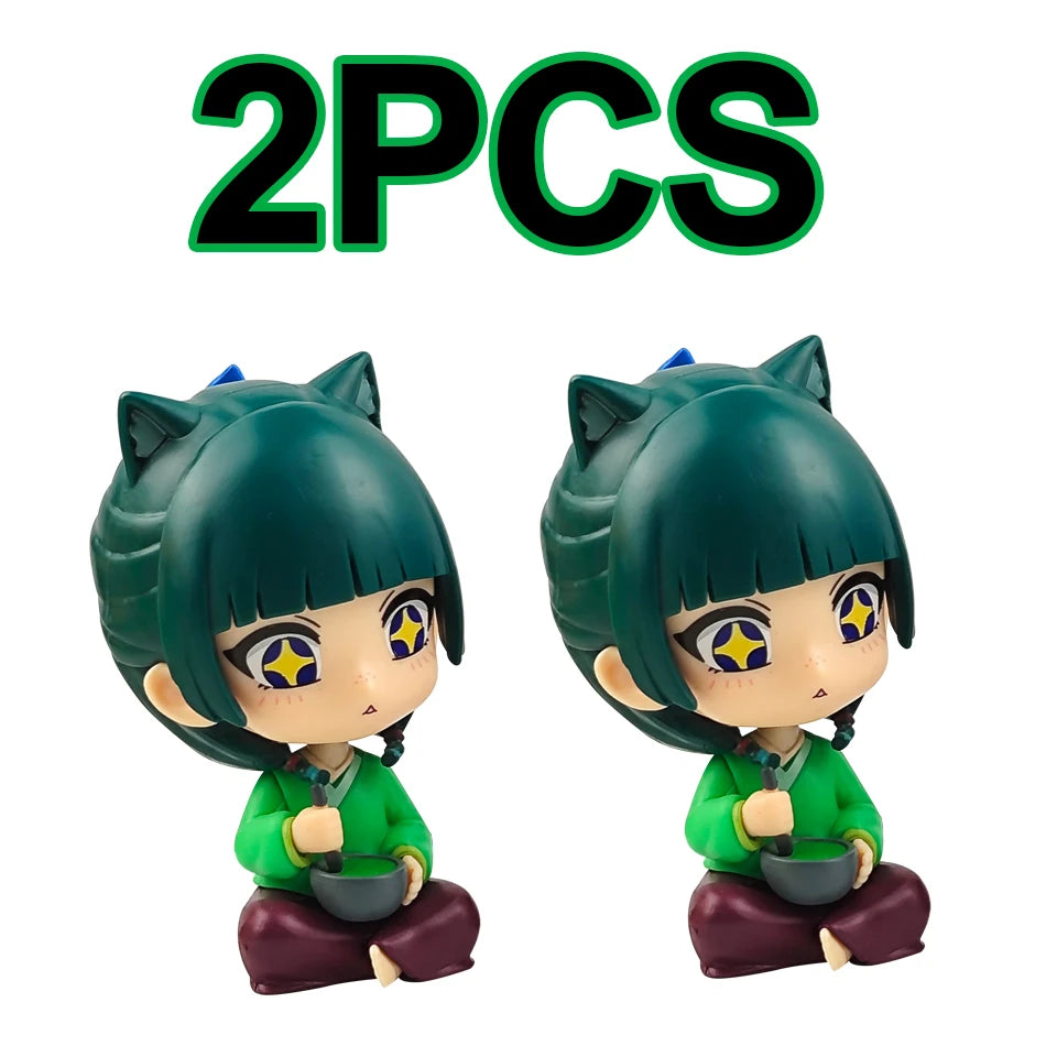 Q Version The Apothecary Diaries Maomao Jinshi Mini Figure Anime Periphery Kawaii Sitting Toys Desktop Car Ornaments Model Gifts