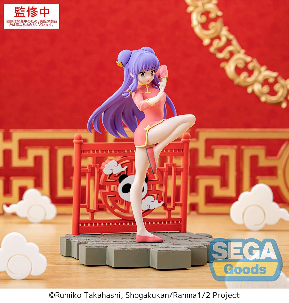 In Stock Original Sega Luminasta Ranma 1/2 2024 Shampoo Megurine Luka Collectible Table Decoration Animation Figures Model Toys