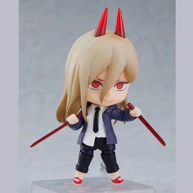 Gsc Nendoroid Chainsaw Man Denji 1560 Power 1580 Action Figures Face Swap Collectible Q Version Figurines Desktop Display Decor