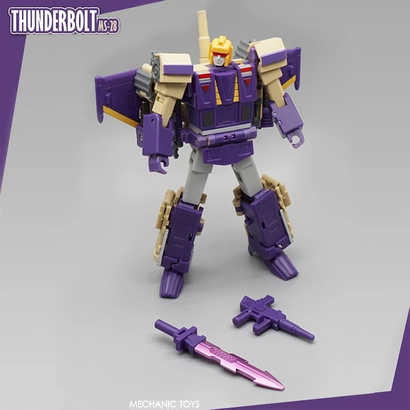 Blitzwing Thunderbolt Transformation MFT MS28 MS-28 Mini Pocket Action Figure Robot Model Collection Deformed Toys Gift