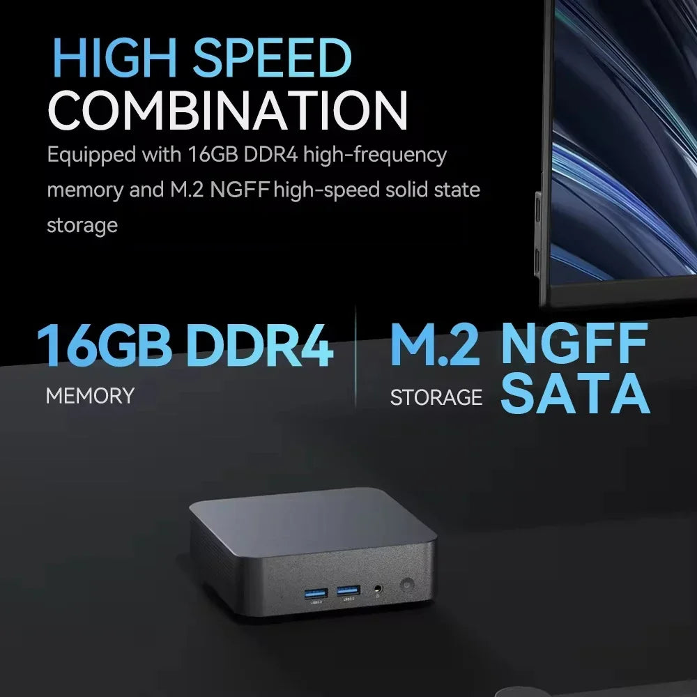 Tragbarer Mini-PC-Gamer Intel Core i9 8950HK Windows 11 Mini-Computer 16 GB DDR4 512 GB 1 TB SSD 1000 M Ethernet Gaming-PC-Desktop 