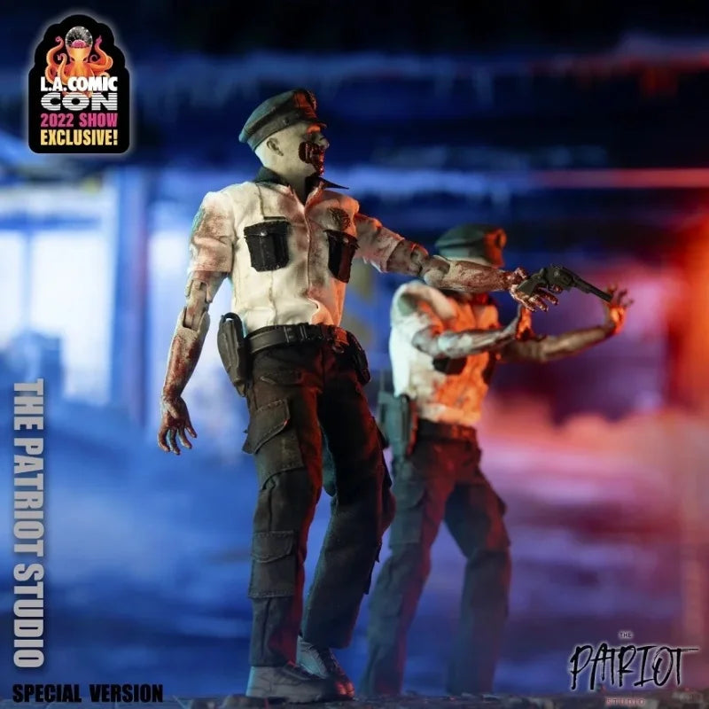 In Stock 1/12 Genuine Patriot Studio Resident Evil Police Officers Jack Clausa Moths Zombie Action Figures Collection Fan Gift