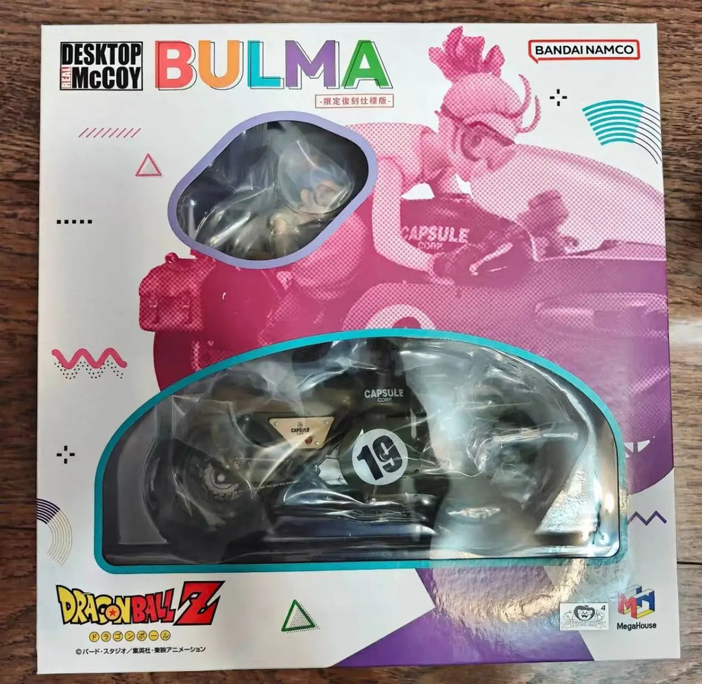 In Stock Original MegaHouse DESKTOP Dragon Ball Z Bulma Ride A Motorcycle Anime Action Figures Boxed Collection Model Toys