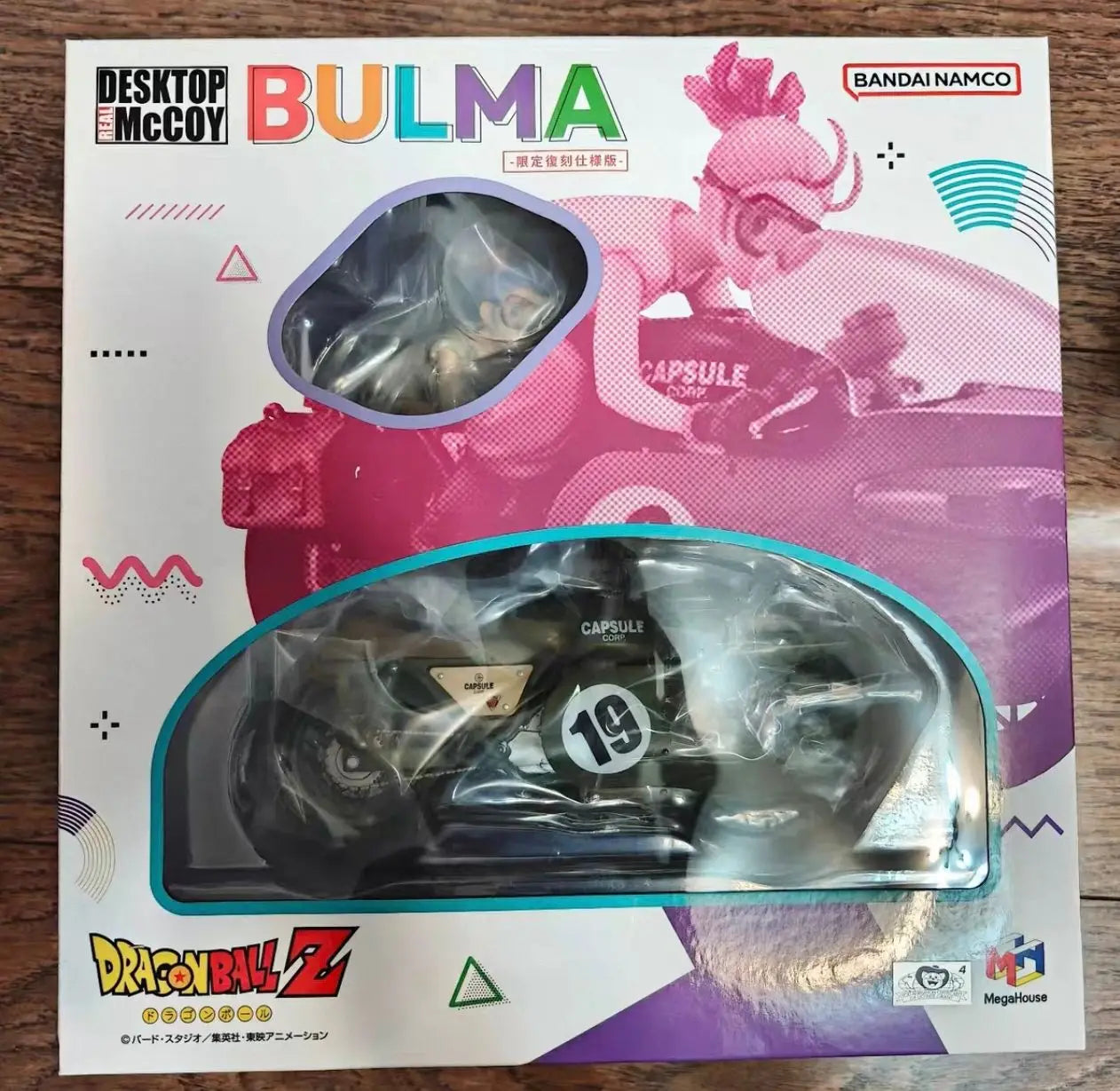 In Stock Original MegaHouse DESKTOP Dragon Ball Z Bulma Ride A Motorcycle Anime Action Figures Boxed Collection Model Toys