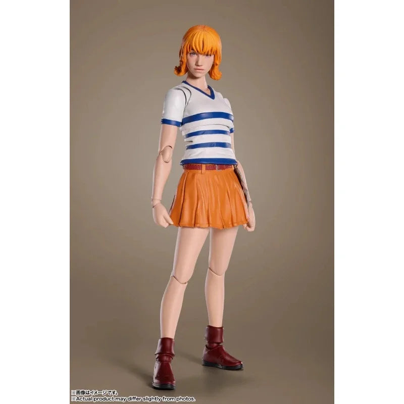 100% Original In Stock Bandai S.H.Figuarts SHF Nami Live-action Version Anime Action Figure Toy Gift Model Collection