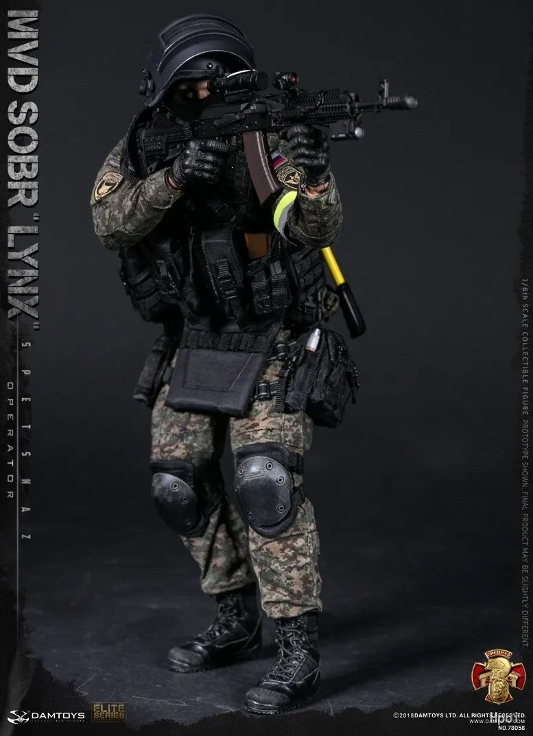 【MT】DAMTOYS NO.78058 RUSSIAN SPETSNAZ MVD - SOBR LYNX 1/6 Action Figure Model Toy Gift