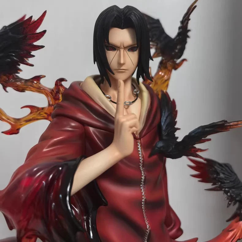 1/6 NARUTO Uchiha Itachi Edo Tensei Anime Figure Peripheral Scene Glow Resin Statue Desktop Decorate Ornaments Birthday Gift Toy