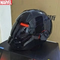 Marvel Avengers Iron Man Mk5 каска 1:1 гласово управление Mk50 Automatoc Cosplay с LED светлина електронно затваряне Ironman каска подарък