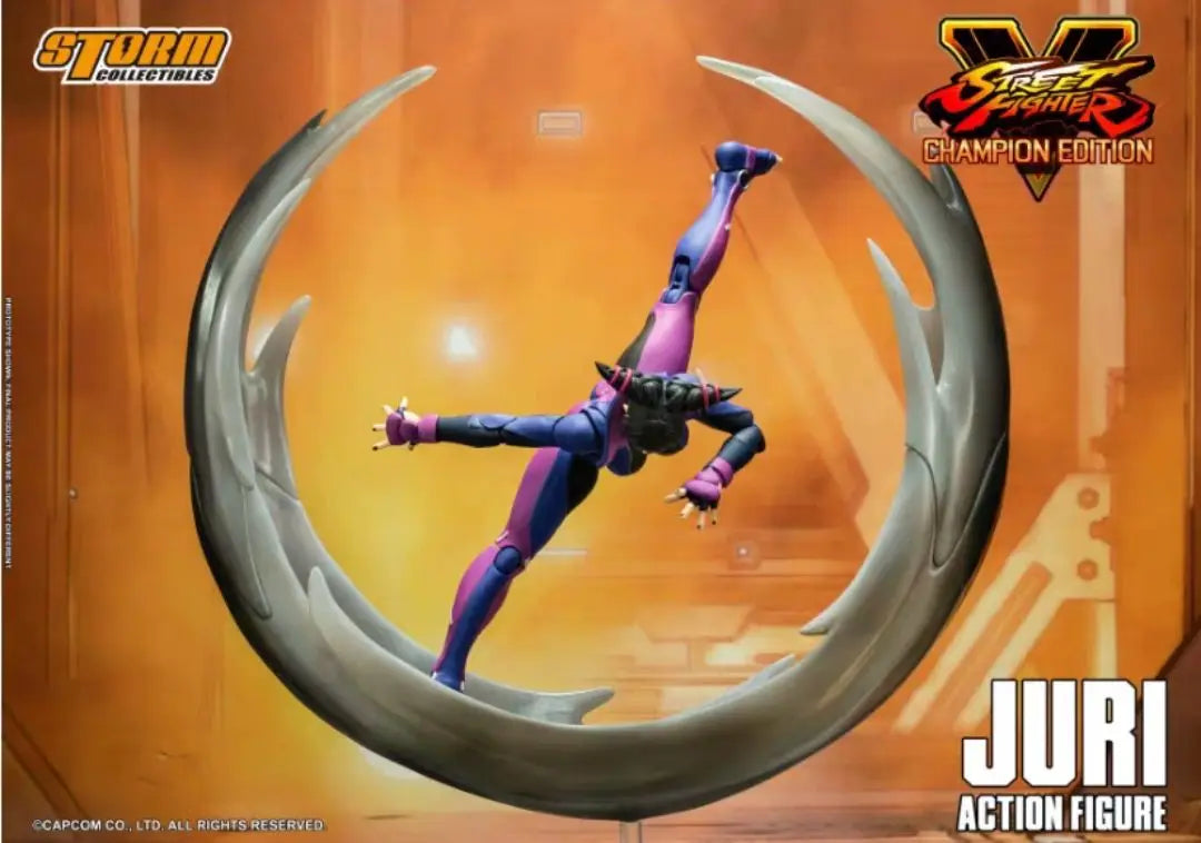 In-stock Storm Toys Street Fighter 5 JURI HAN CPSF24 1/12 Action Figure Model Collectible Gift