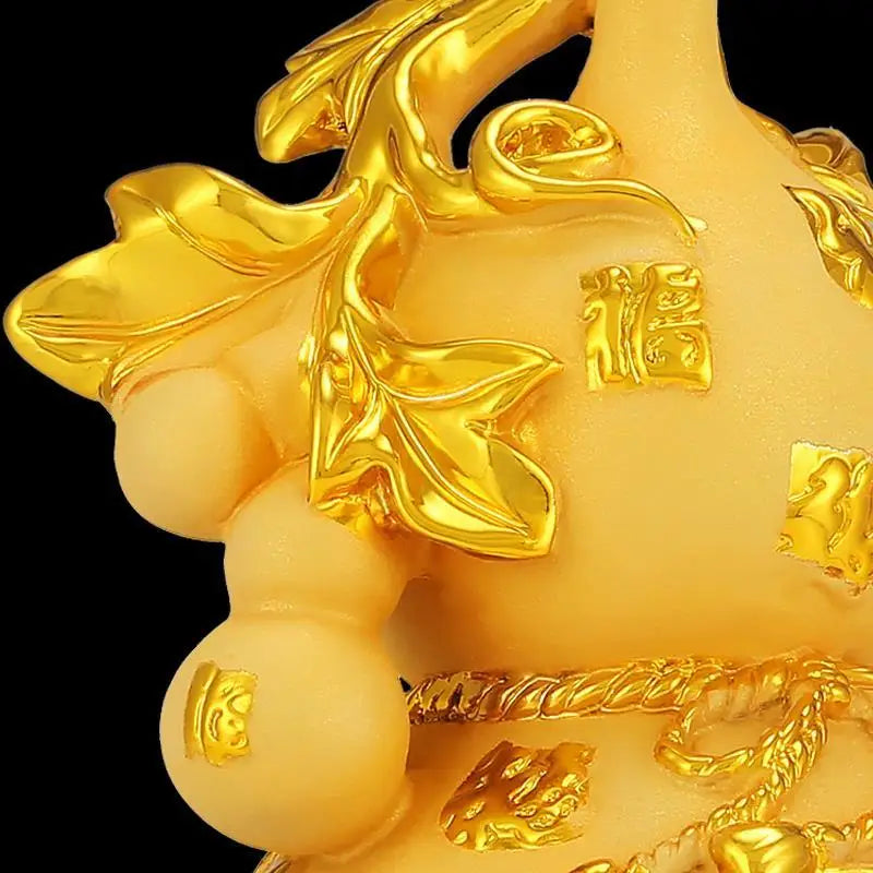 Fortune Gold Gourd Ornaments Fortune and Gourd Home Living Room Wine Bedroom Decorations Figurines Gifts