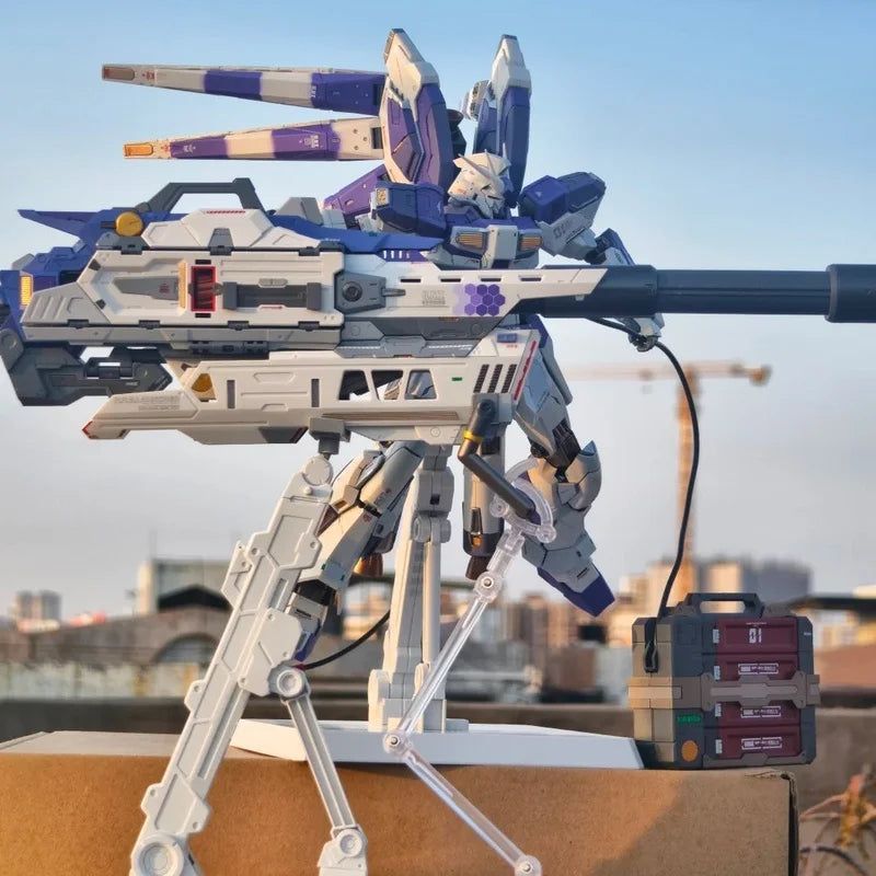 【IN STOCK】DABAN 8833 Hi-V RX-93-ν2 MB 1/100 Assembly Model Kit Toy With Mega Particle Cannon METAL BUILD Action Figures Gifts