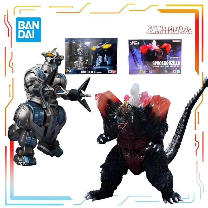 Bandai S.H.MonsterArts Finished Product Movable Monster Space Godzilla Fukuoka Battle Anime Model Toys Model Gifts for Boys