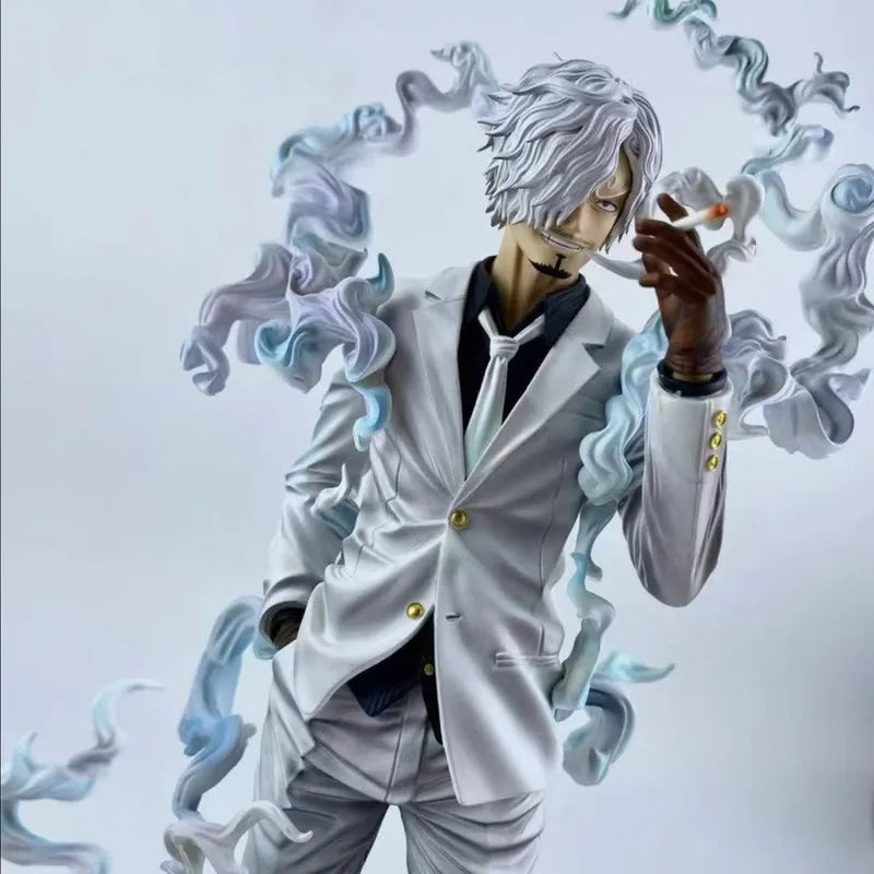 28cm Anime One Piece Figure Sanji Figures Smoking Sanji Figurine Statue Pvc Collection Model Decoration Doll Toys Gifts