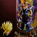 In Stock Dragon Ball Ssj2 Gohan Anime Figures 28cm Son Gohan Figures Super Saiyan 2 Heads Pvc Statue Room Collection Models Toys