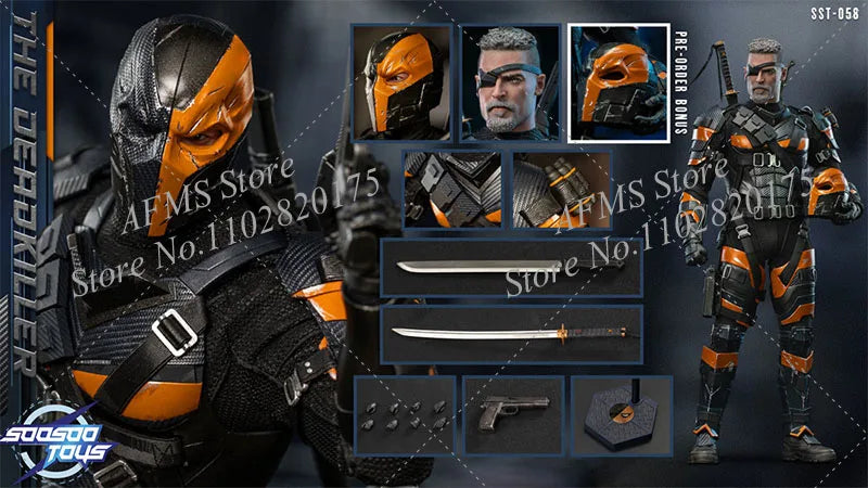 Soosootoys SST-058 1/6 Scale Collectible Figure Ruthless Dead killer Villain Full Set 12Inch Men Soldier Action Figure Body Toys