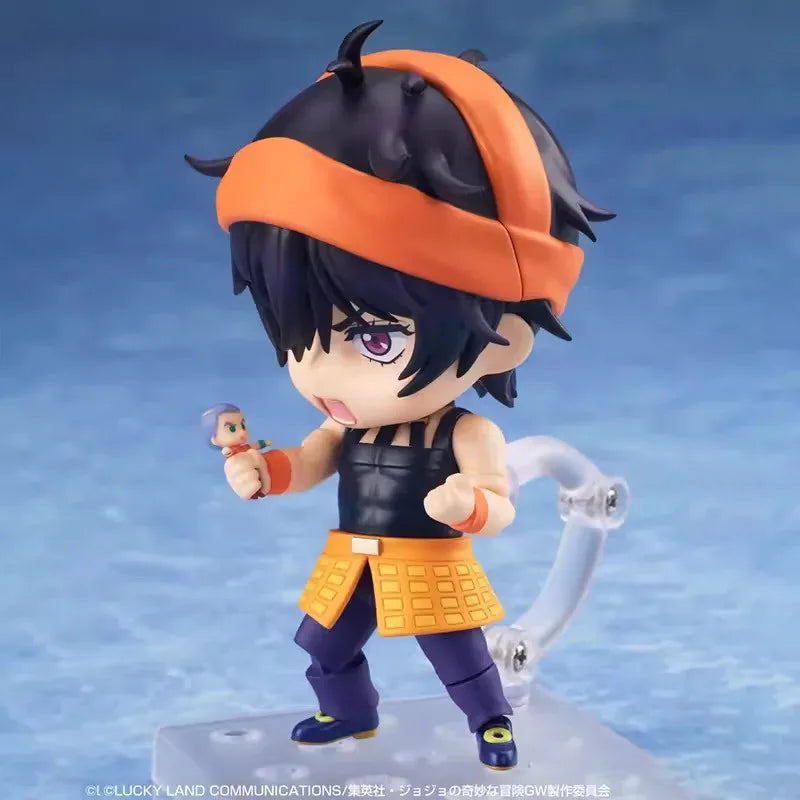 Generic Nendoroid Narancia Ghirga Articulated Action Figure JoJo's Bizarre Adventure No.1684 Chibi Anime Collectible Model Toy