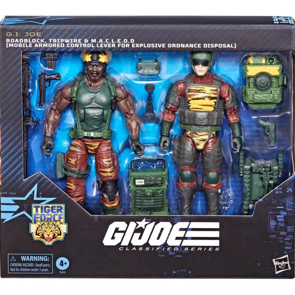 Originale Originalversion GI Joe Gi Joe Classified Series 6 "126 Tiger Force Roadblock Tripwire Macleod Actionfigur Modellspielzeug