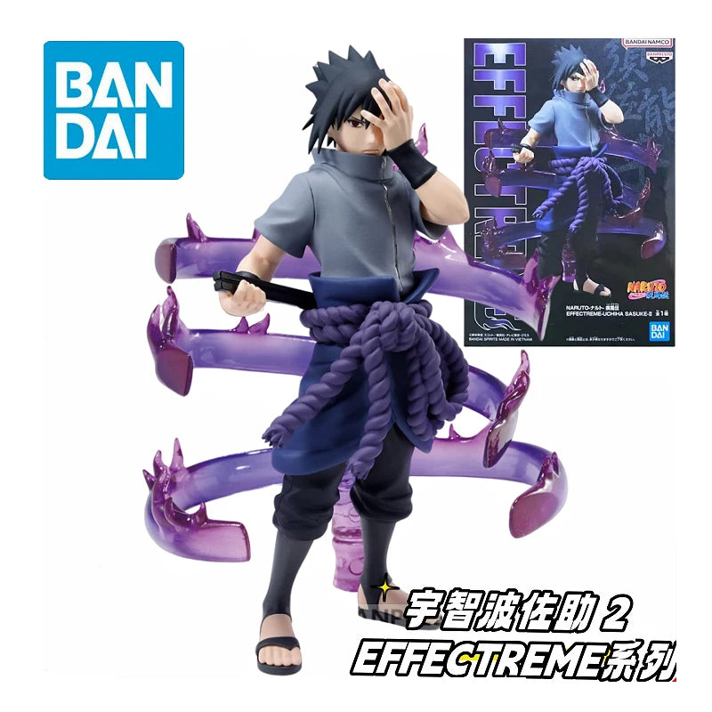Original Bandai Optical Factory Figures Naruto Shippuden Six Paths  Namikaze Minato Uchiha Sasuke Suzuo character model Toy