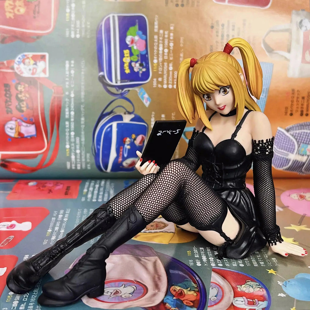12CM Anime Death Notes  Misa Figure Toy Car Deathnote L Killer Misa Amane Figure Doll Collection Model Toy  Gift Ornament New