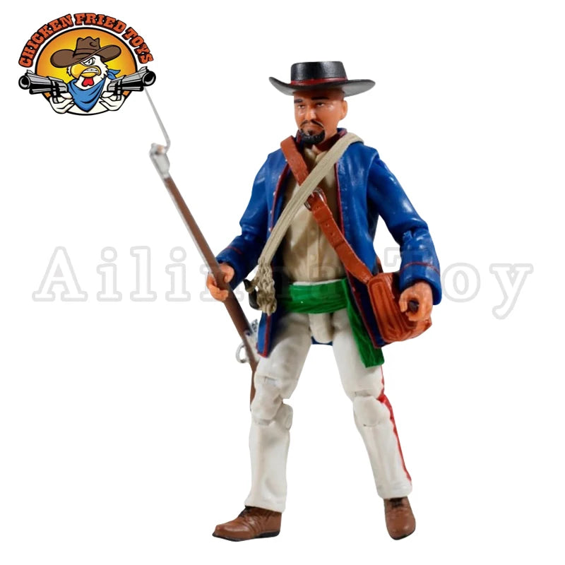 Chicken Fried Toys 1/18 3.75inch Action Figure Dime Novel Legends EL General Sargento Centinela Collection For Gift