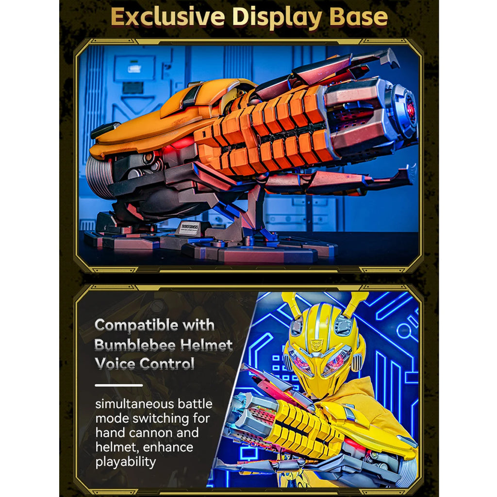 HIPLAY Killerbody Transformers BumbleBee Hand Cannon 1:1 Wearable KB20069-91 CosPlay