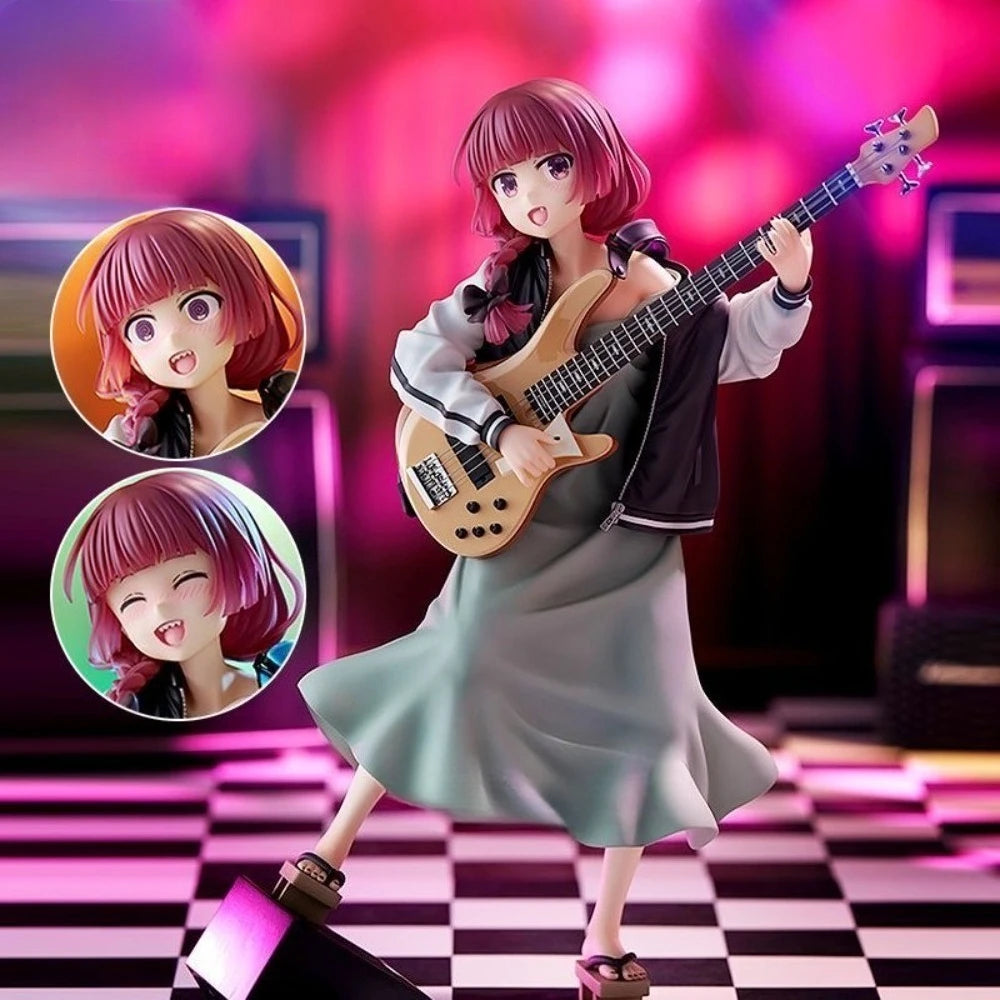 8.27in/21cm Anime Bocchi The Rock Figure Sick Hack Action Figures PVC Statue Model Collection Toys Gifts
