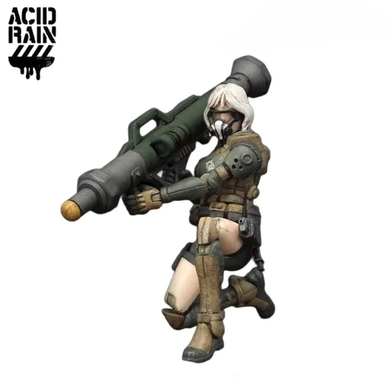 Original Acid Rain War 1/18 Scale Female Soldier FAV-A95 Eos Destroyer A96 Loannis Laurel Full Set Action Figure Doll Gift
