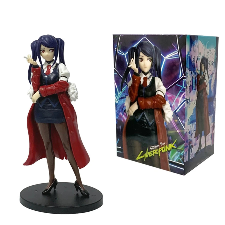 21cm VA-11 HALL-A: Cyberpunk Bartender Action Anime Figure Jill Stingray Action Figure PVC Adult Collection Model Doll Toys Gift